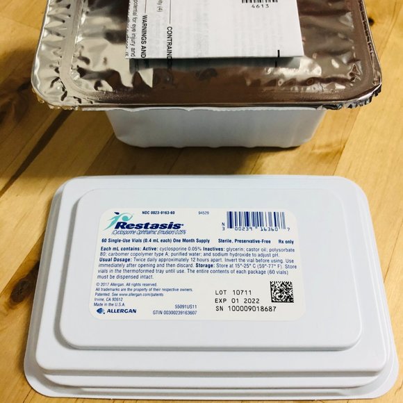 Other 6 Vials Of Restasis Eye Drops Brand New Sealed